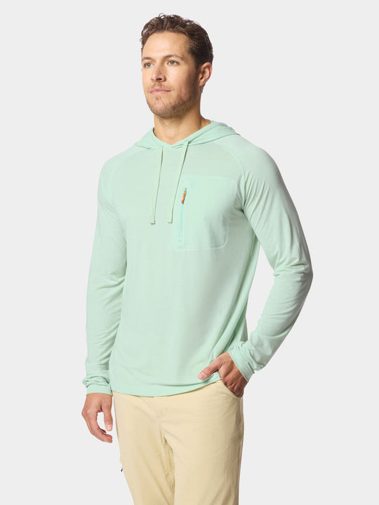 Duck Camp Lightweight Performance drirelease Hoodie - Sea Foam