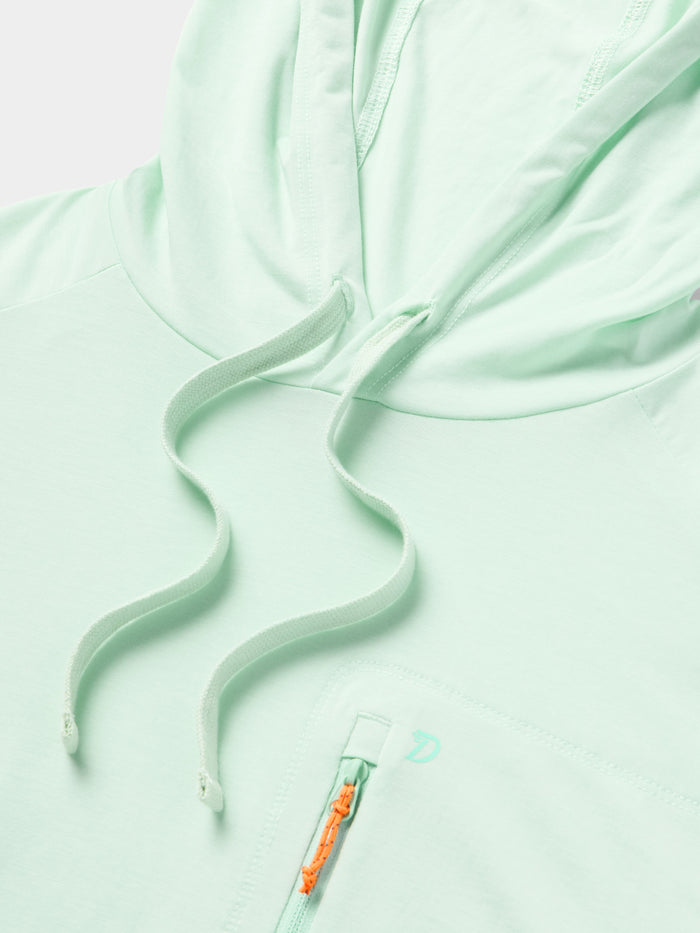 Duck Camp Lightweight Performance drirelease Hoodie - Sea Foam