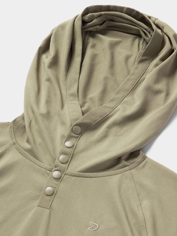 Duck Camp W's DC Bug Screen First Layer Hoodie - Sagebrush