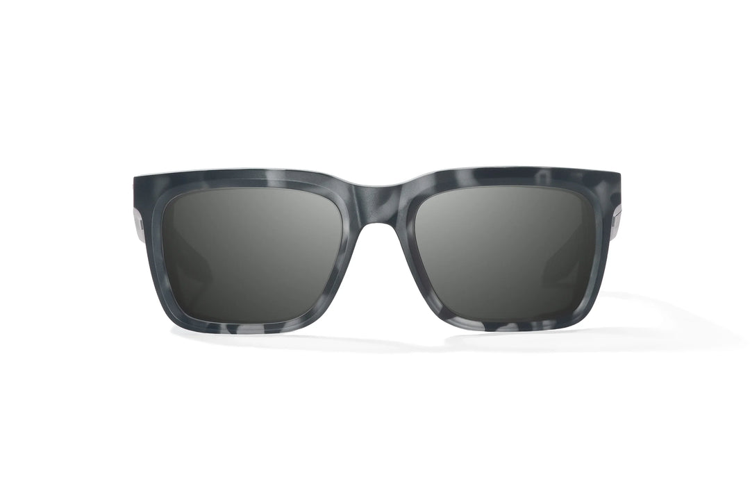 Bajio Palehorse: Black Tortoise Matte Frame / Green Mirror Glass / Large