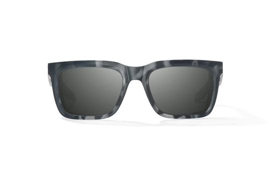 Bajio Palehorse: Black Tortoise Matte Frame / Green Mirror Glass / Large