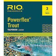 Rio Powerflex Leader 9ft 3pk
