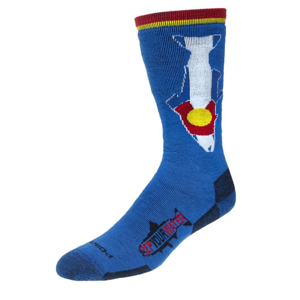 Rep Your Water Trout Skin Socks