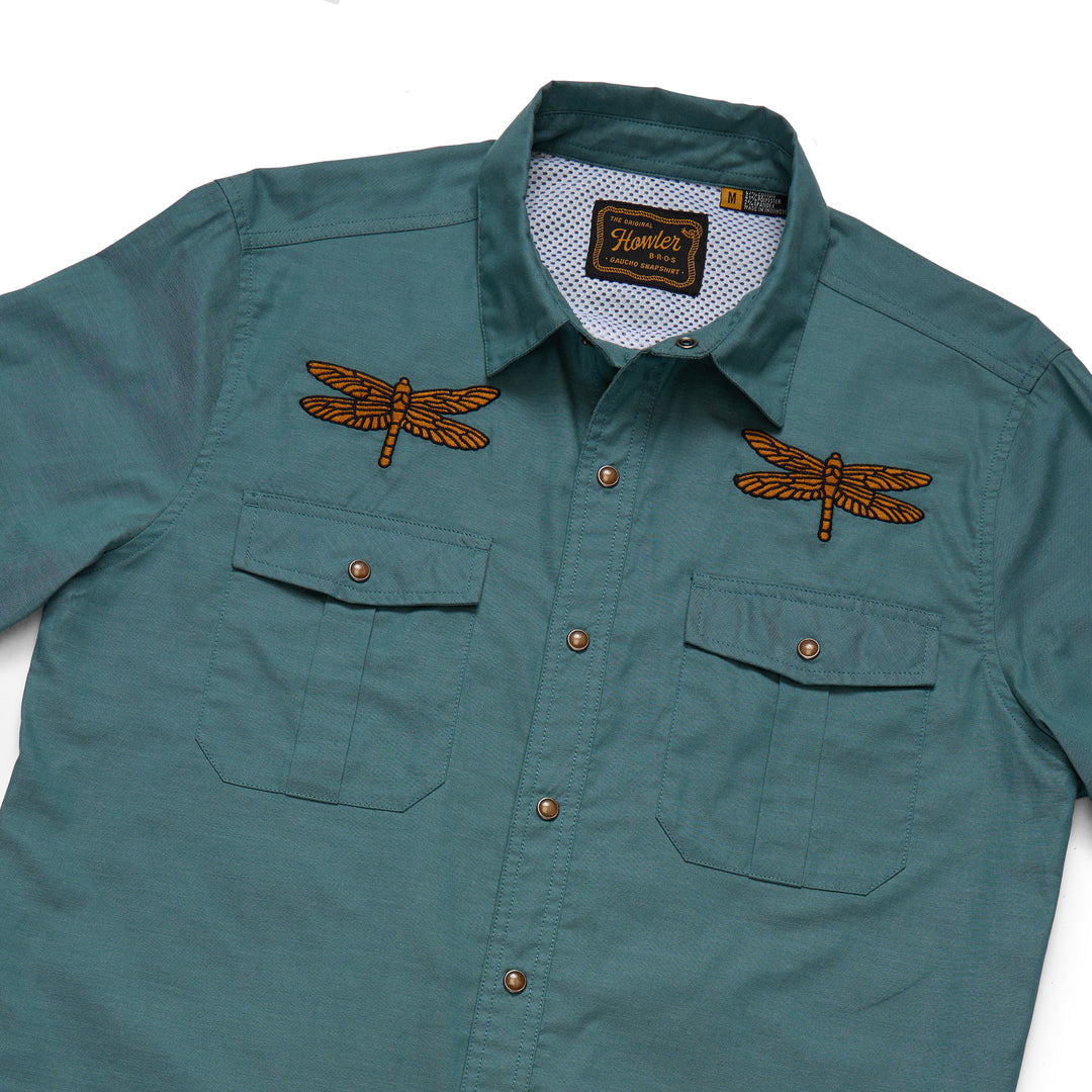 Howler Brothers Gaucho Snapshirt - Enter the Dragons