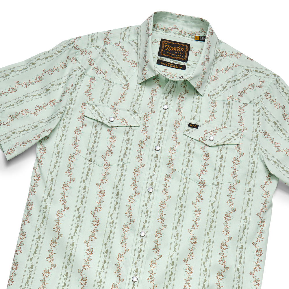 Howler Brothers H Bar B Snapshirt - Hibiscus Ribbons : Mint