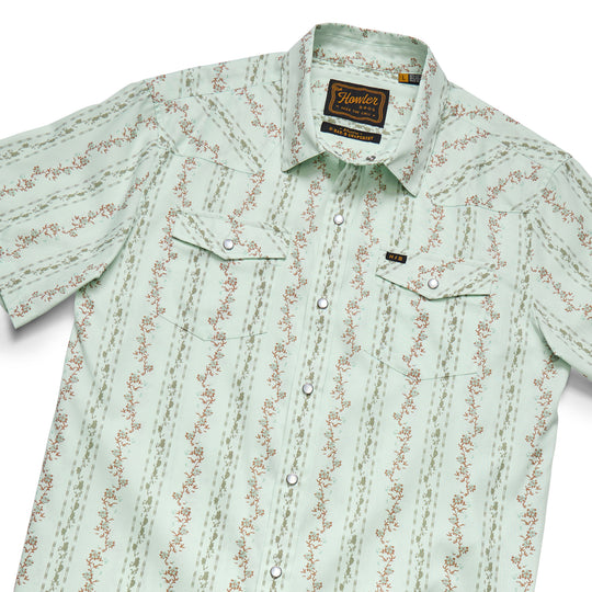 Howler Brothers H Bar B Snapshirt - Hibiscus Ribbons : Mint