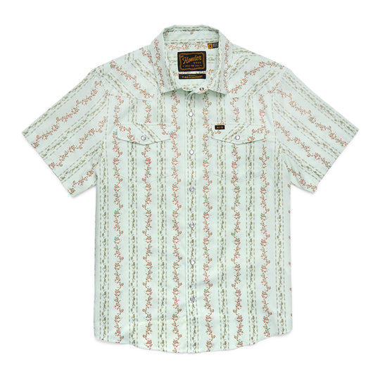 Howler Brothers H Bar B Snapshirt - Hibiscus Ribbons : Mint