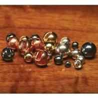 Slotted Tungsten Beads Black