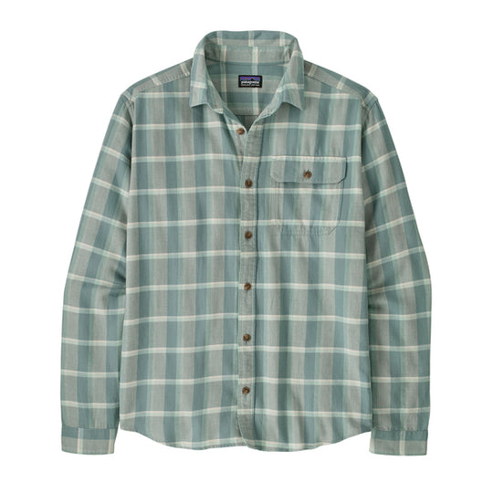Patagonia L/S Lightweight Fjord Flannel Shirt - Marine Layer: Blue Sage