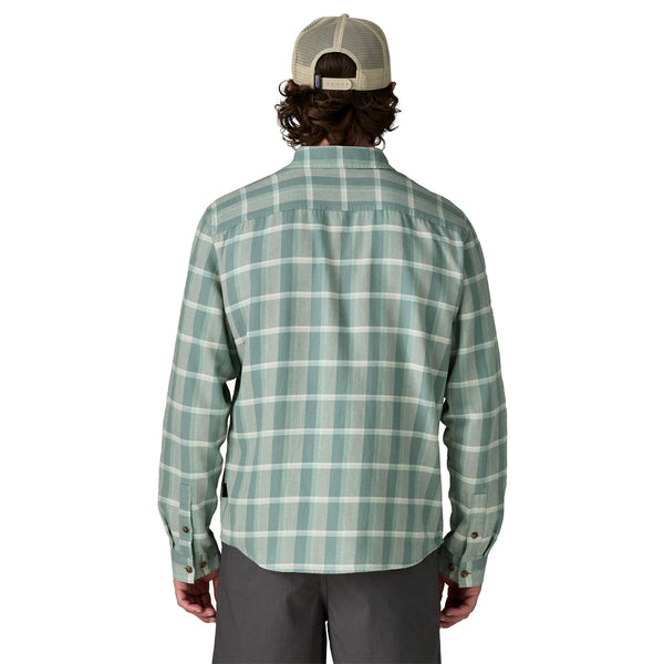Patagonia L/S Lightweight Fjord Flannel Shirt - Marine Layer: Blue Sage