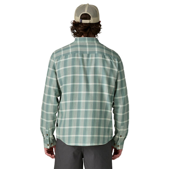 Patagonia L/S Lightweight Fjord Flannel Shirt - Marine Layer: Blue Sage