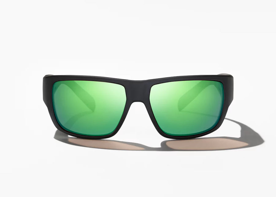 Bajio Piedra: Black Matte Frame / Green Mirror Glass / Medium