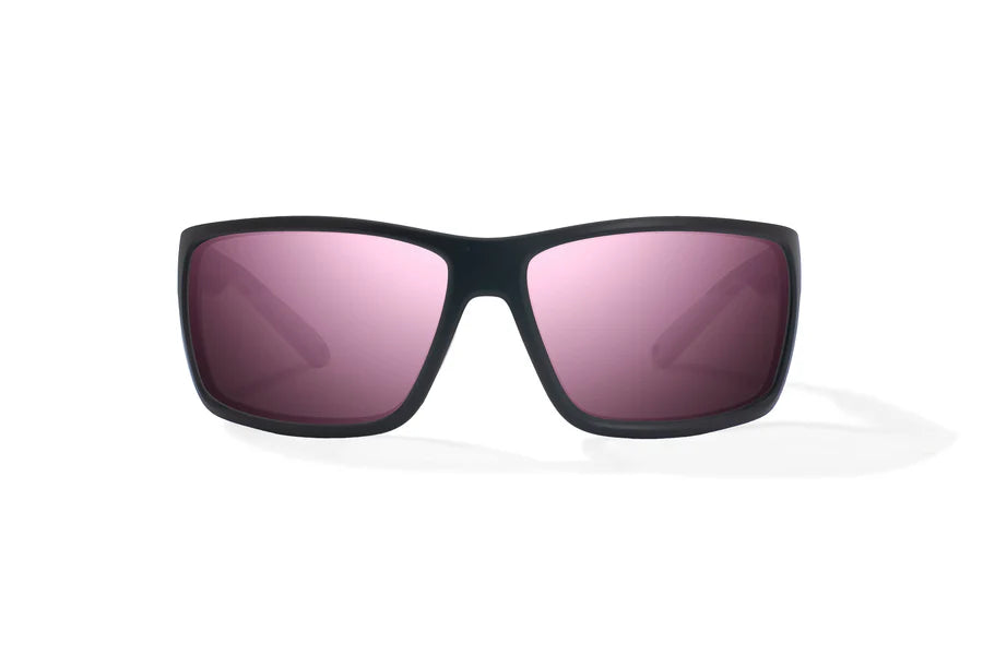 Bajio Bales Beach: Black Matte Frame / Rose Mirror Poly / Large