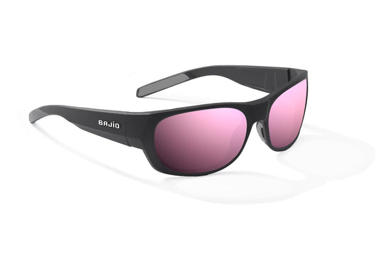 Bajio Darien: Black Matte Frame / Rose Mirror Glass / Medium