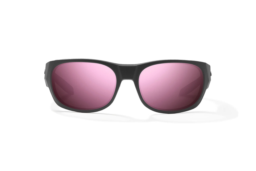 Bajio Darien: Black Matte Frame / Rose Mirror Glass / Medium