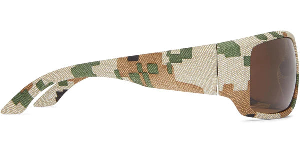 Fisherman Eyewear Everglade Matte Camo/ Brn Lens