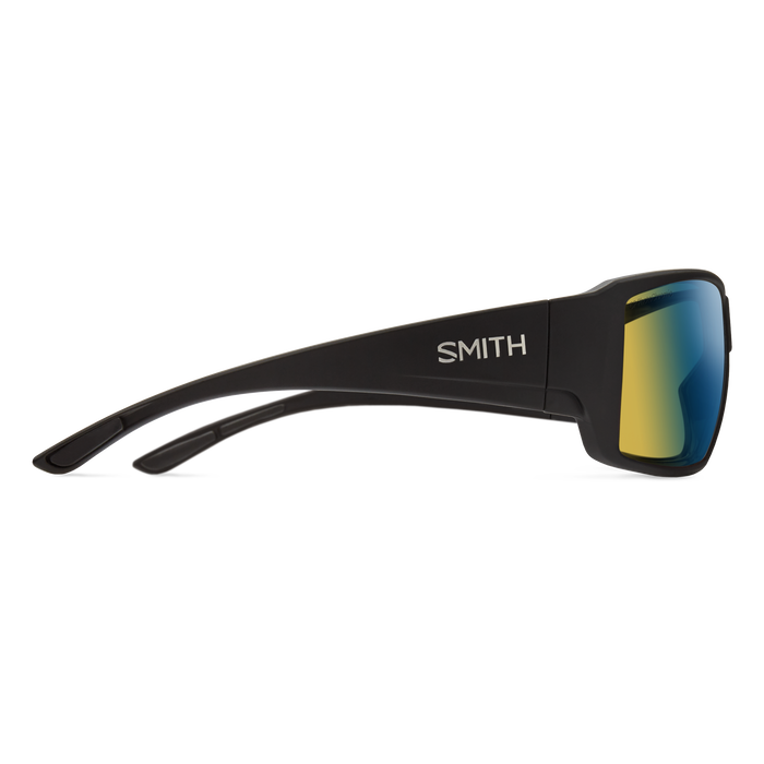Smith Optics Guide's Choice: Matte Black Frame / ChromaPop Polarchromic Yellow Blue Mirror Glass / Medium to Large