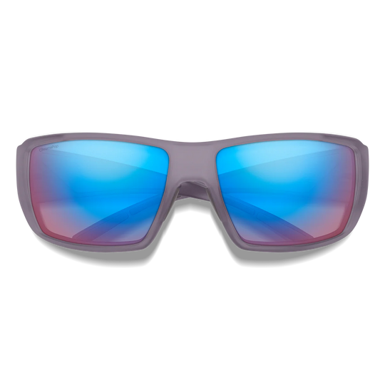 Smith Optics Guide's Choice: Matte Meteorite Crystal Frame / ChromaPop Low Light Rose Blue Mirror Poly / Medium to Large