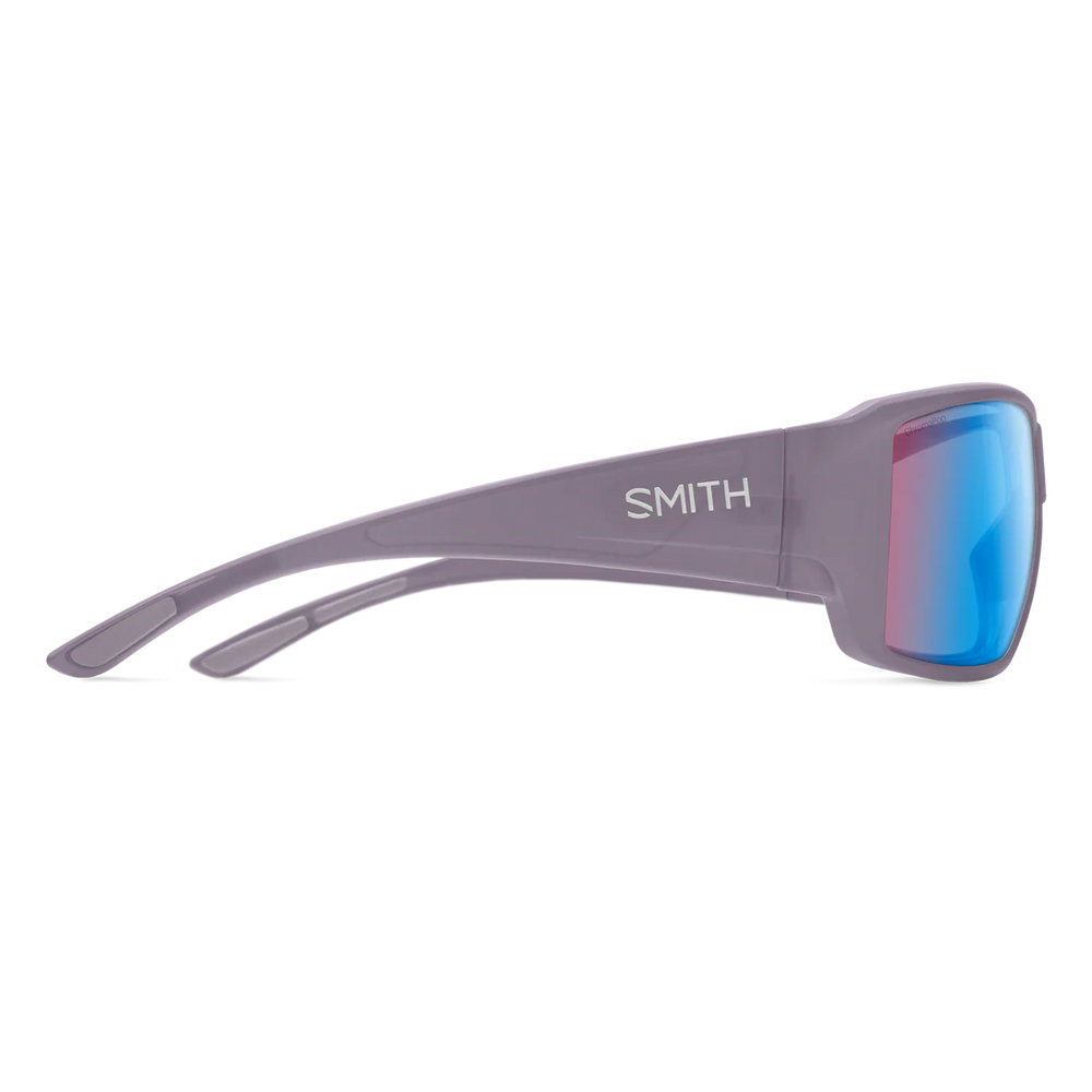 Smith Optics Guide's Choice: Matte Meteorite Crystal Frame / ChromaPop Low Light Rose Blue Mirror Poly / Medium to Large
