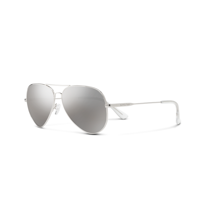 Suncloud Hard Deck: Silver Frame / Polarized Silver Mirror