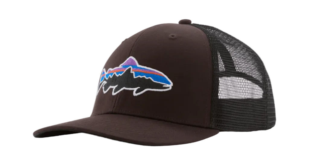 Patagonia Fitz Roy Trout Trucker Hat - Den Brown