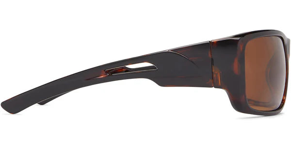 Fisherman Eyewear Hazzard - Shiny Tortoise Frame / Brown Lens - Med / Large