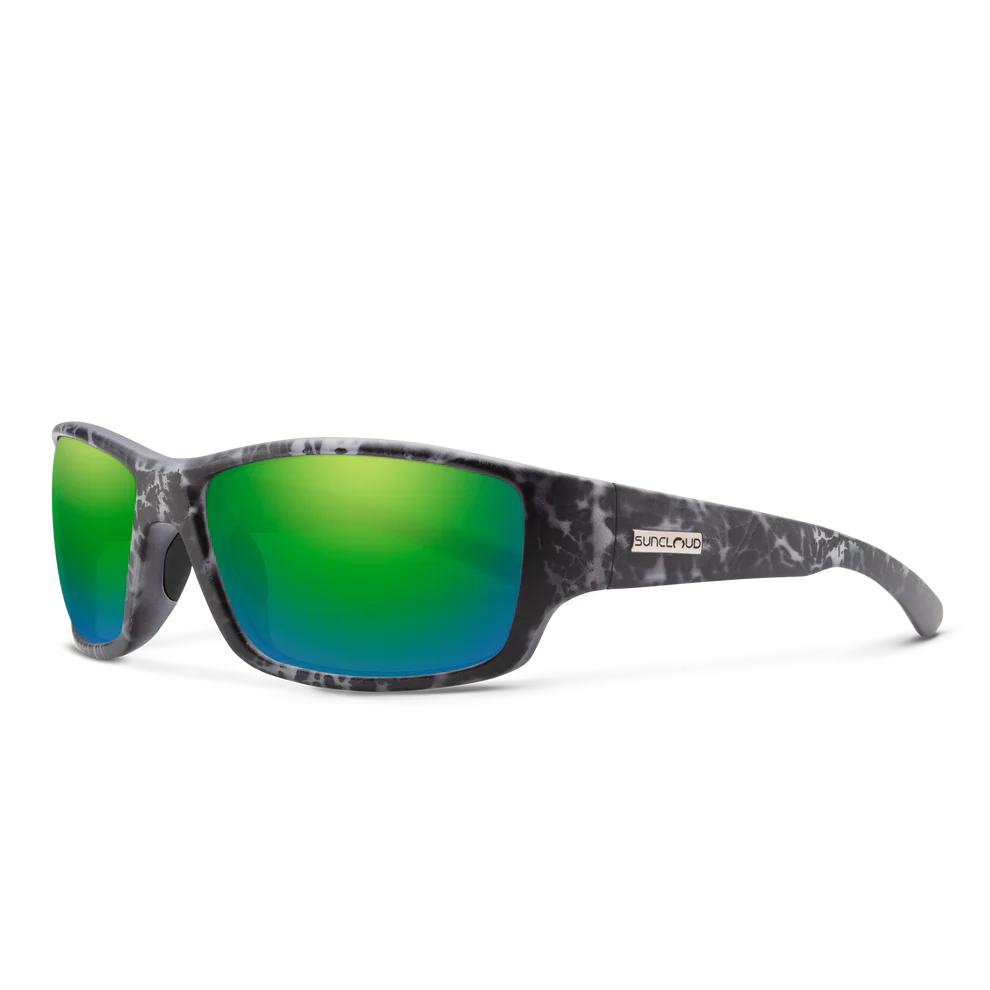 Suncloud Hull: Matte Stonefish Frame / Polarized Green Mirror – St ...