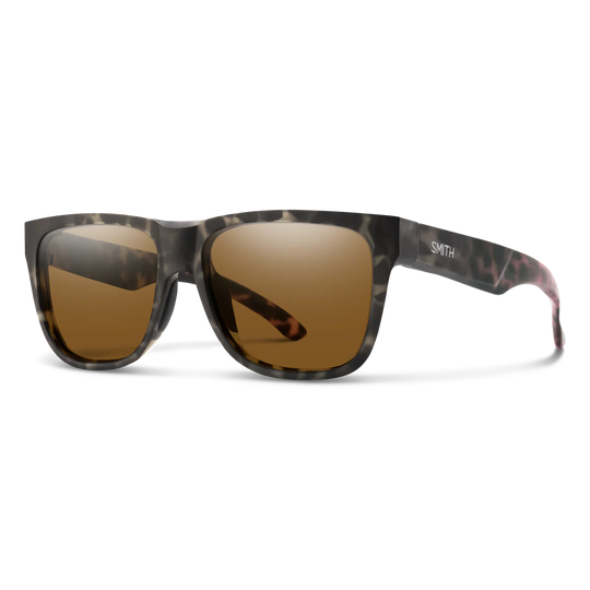 Smith Optics Lowdown 2: Matte Salt Haze Frame / ChromaPop Polarized Brown Glass / Medium