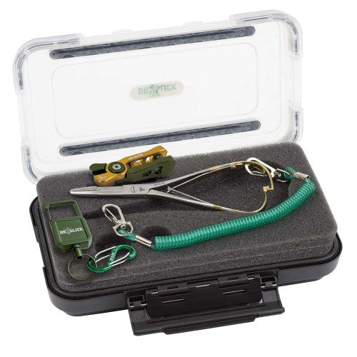 Dr. Slick Mitten Clamp, Cyclone Nipper, & Reel Gift Set