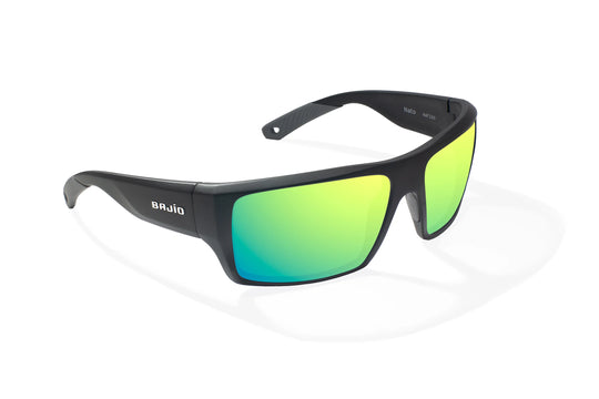 Bajio Nato: Black Matte Frame / Green Mirror Glass / XLarge