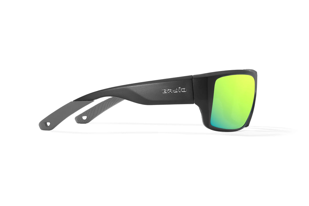 Bajio Nato: Black Matte Frame / Green Mirror Glass / XLarge