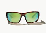 Bajio Nato: Brown Tortoise Gloss Frame / Green Mirror Glass / XLarge