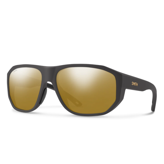 Smith Optics Outrigger: Matte Gravy Frame / ChromaPop Polarized Bronze Mirror Glass / Medium to Large