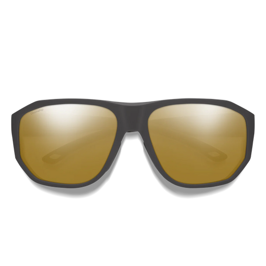 Smith Optics Outrigger: Matte Gravy Frame / ChromaPop Polarized Bronze Mirror Glass / Medium to Large