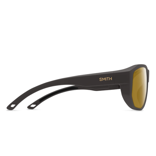 Smith Optics Outrigger: Matte Gravy Frame / ChromaPop Polarized Bronze Mirror Glass / Medium to Large