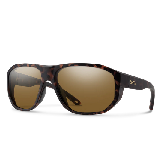 Smith Optics Outrigger: Matte Tortoise Frame / ChromaPop Polarized Brown Glass / Medium to Large