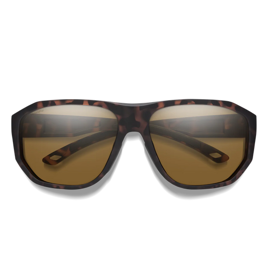 Smith Optics Outrigger: Matte Tortoise Frame / ChromaPop Polarized Brown Glass / Medium to Large