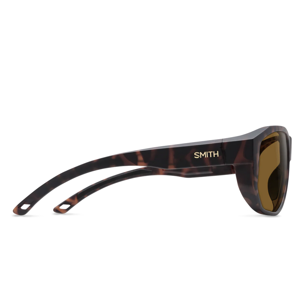 Smith Optics Outrigger: Matte Tortoise Frame / ChromaPop Polarized Brown Glass / Medium to Large