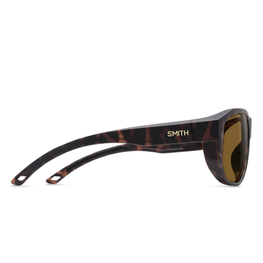 Smith Optics Outrigger: Matte Tortoise Frame / ChromaPop Polarized Brown Glass / Medium to Large
