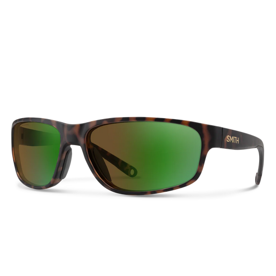 Smith Optics Redding 2: Matte Tortoise Frame / ChromaPop Polarchromic Brown Green Mirror Glass / Medium to Large