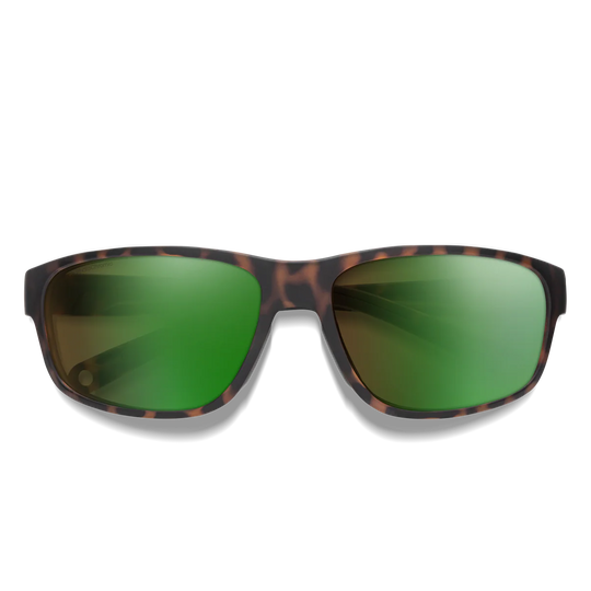 Smith Optics Redding 2: Matte Tortoise Frame / ChromaPop Polarchromic Brown Green Mirror Glass / Medium to Large