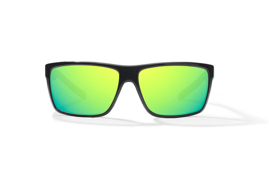 Bajio Sigs: Black Gloss Frame / Green Mirror Glass / Medium
