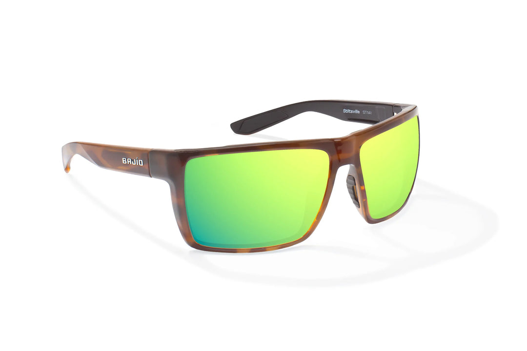Bajio Stiltsville: Brown Tort Gloss Frame / Green Mirror Poly / XLarge