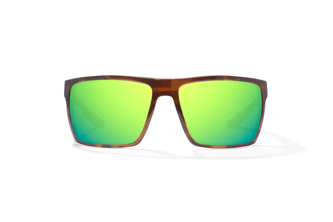 Bajio Stiltsville: Brown Tort Gloss Frame / Green Mirror Poly / XLarge