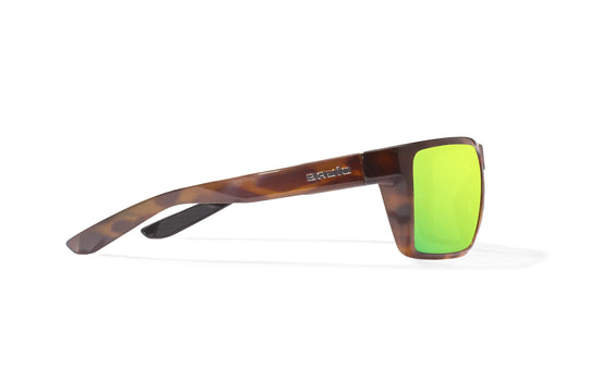 Bajio Stiltsville: Brown Tort Gloss Frame / Green Mirror Poly / XLarge