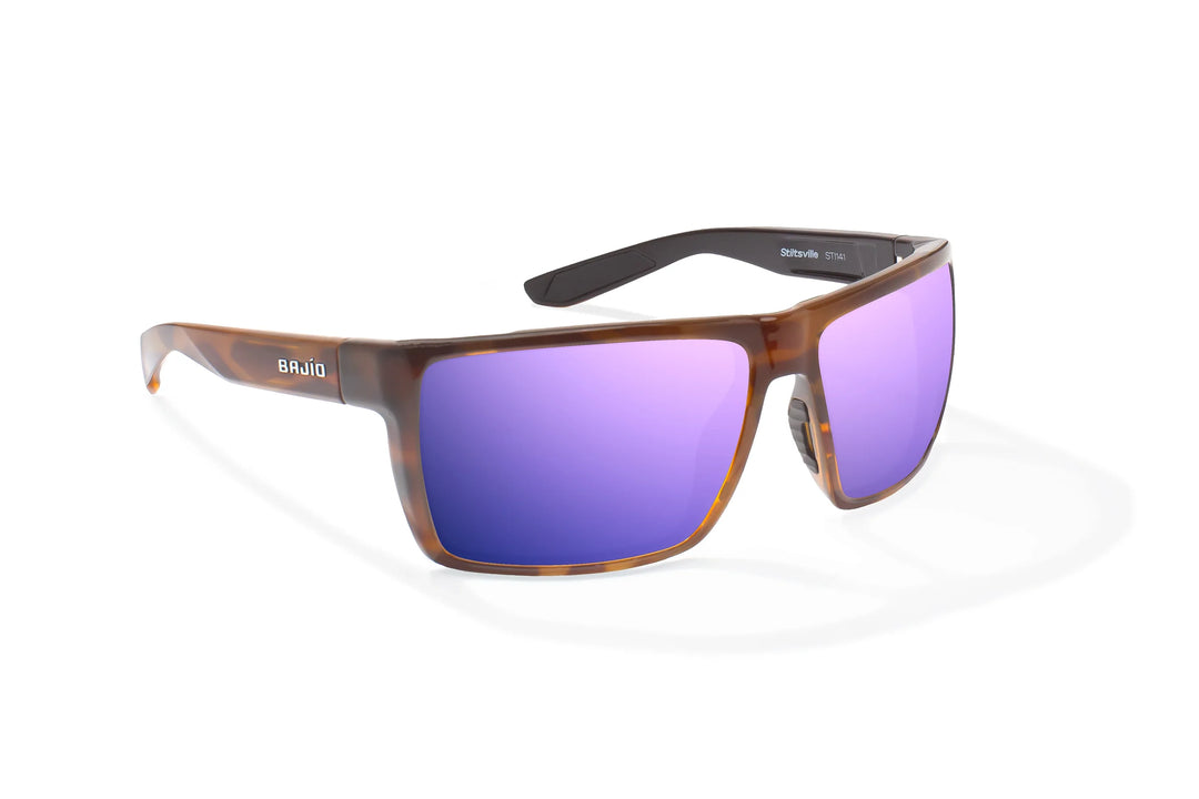 Bajio Stiltsville: Brown Tort Gloss Frame / Violet Mirror Poly / XLarge