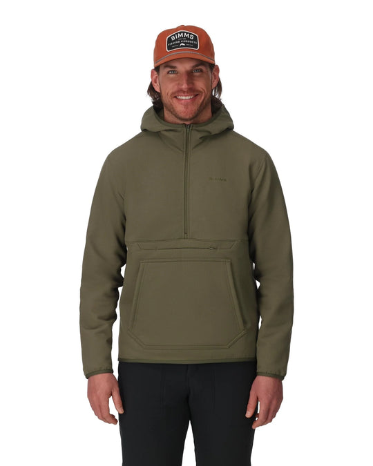 Simms Strata 330 Half-Zip Hoody - Loden
