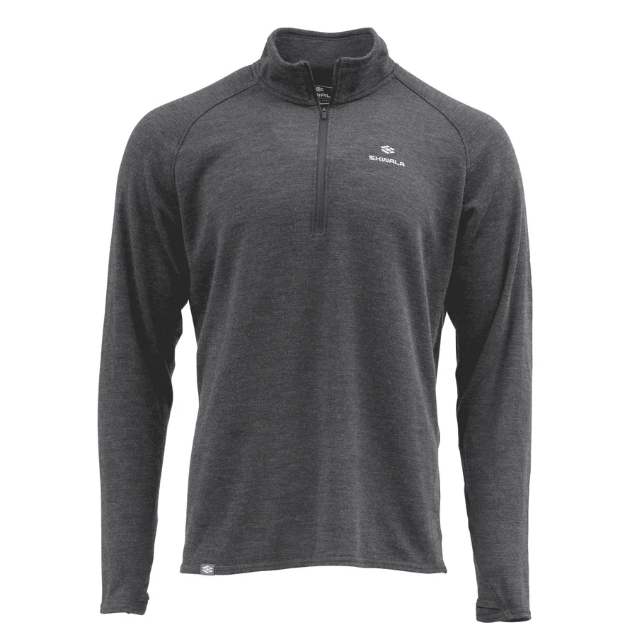 Skwala Thermo 260 Zip T - Dark Heather Gray