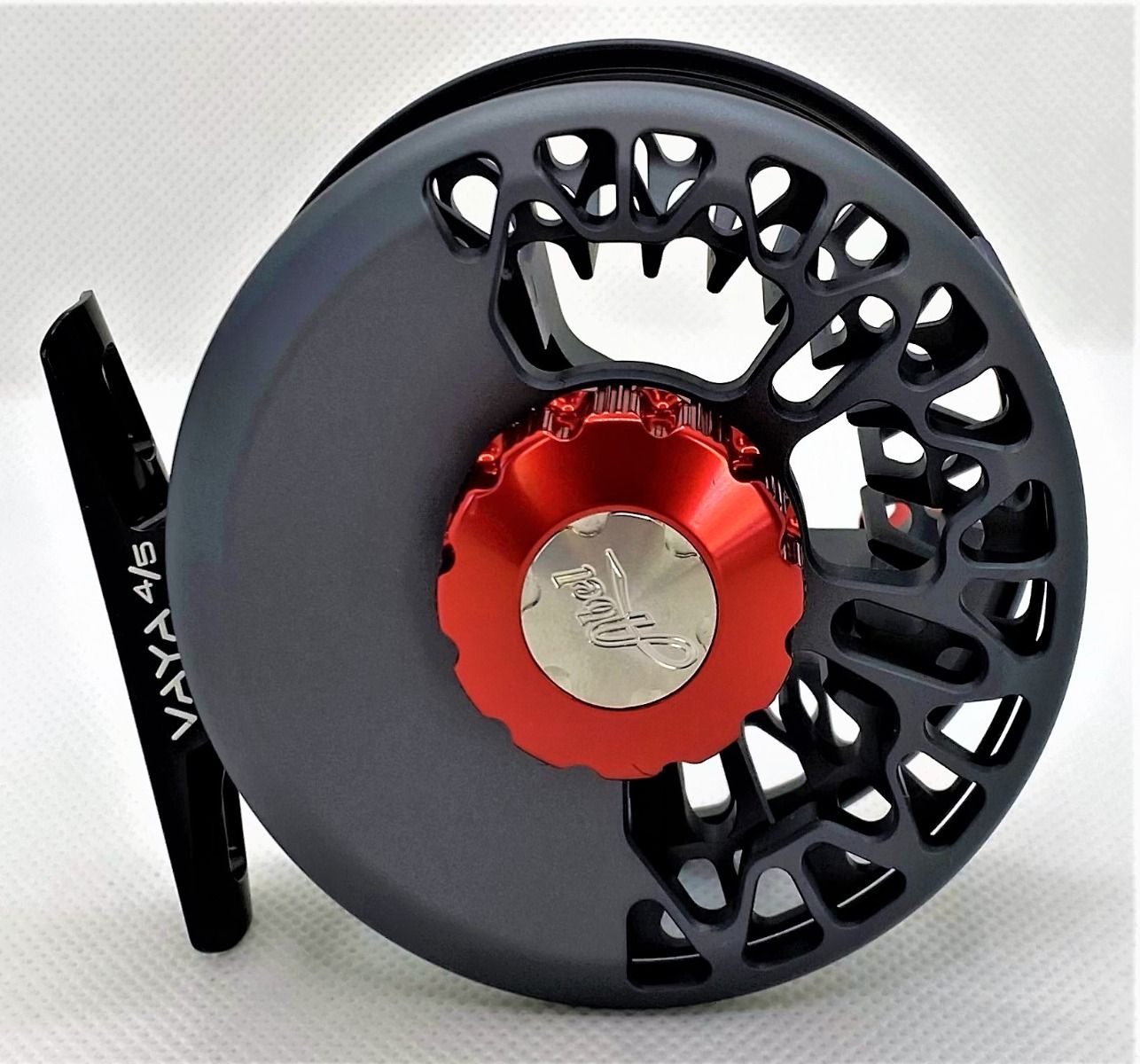 Abel Vaya 5/6: Satin Slate Grey, Red, Red Handle – St. Peter's Fly