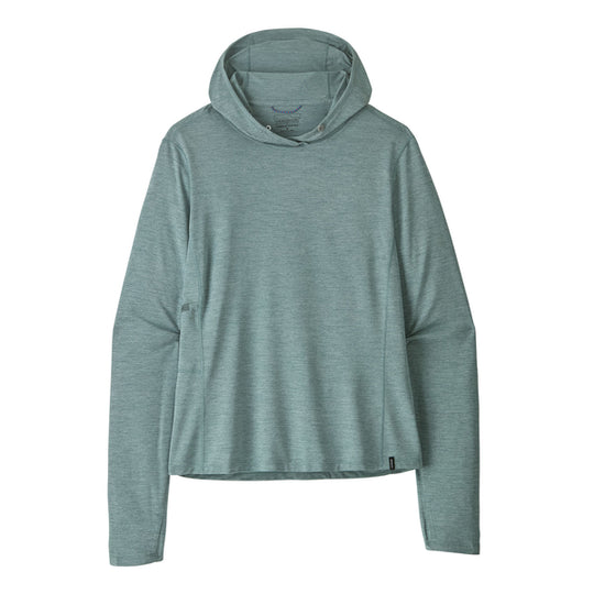 Patagonia W's Cap Cool Sun Hoody - Nouveau Green - Blue Sage X-Dye